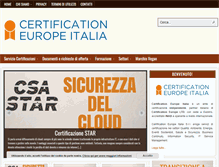 Tablet Screenshot of ceitalia.com